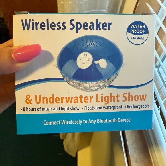 Other - Wireless Speaker with Underwater Light Show - Blue